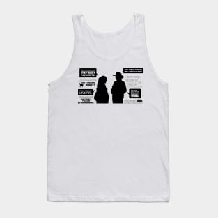 WayHaught Silhouette Quotes Tank Top